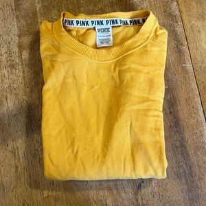 PINK Victoria’s Secret Yellow Sweatshirt